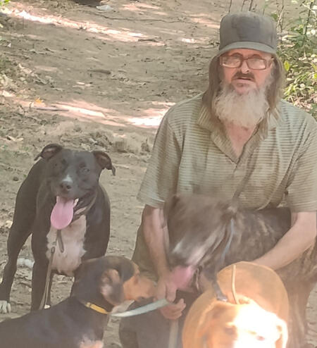 me and my dogs mars, venus, luna ans jupiter